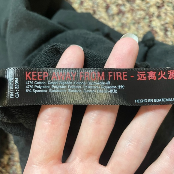 NWOT Free People Movement Black Sunny Drawstring Jogger Sweatpants, Size XS - Picture 7 of 7